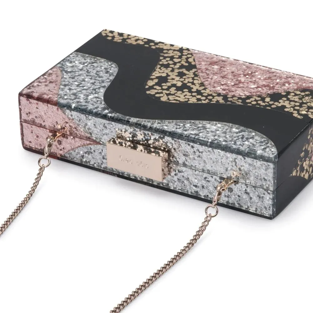 OB8240 PARIS WAVEY ACRYLIC CLUTCH