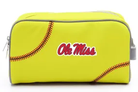 Ole Miss Rebels Softball Toiletry Bag