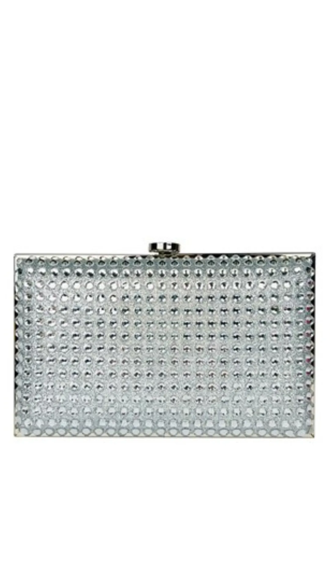 Olga Berg Manuela Hotfix Clutch - Silver