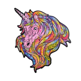 Pink Sky Unicorn (mini color puzzle)