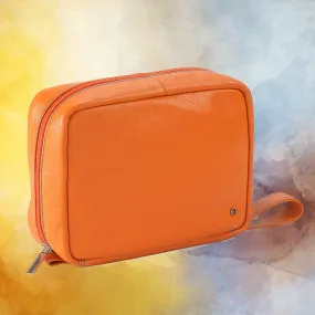 Pratico Toiletry Bag - Orange