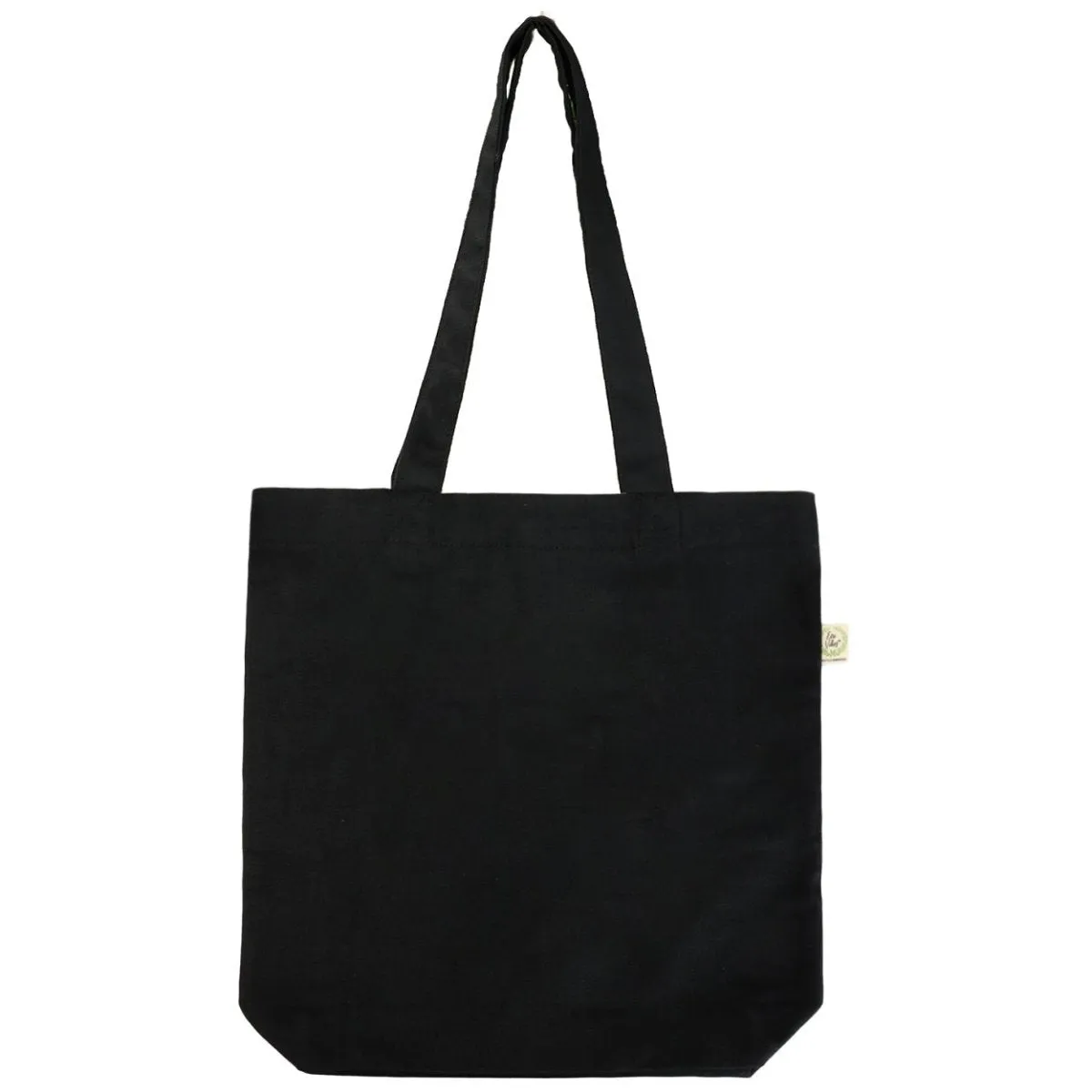 Premium Cotton Canvas Tote Bag- Boat Black