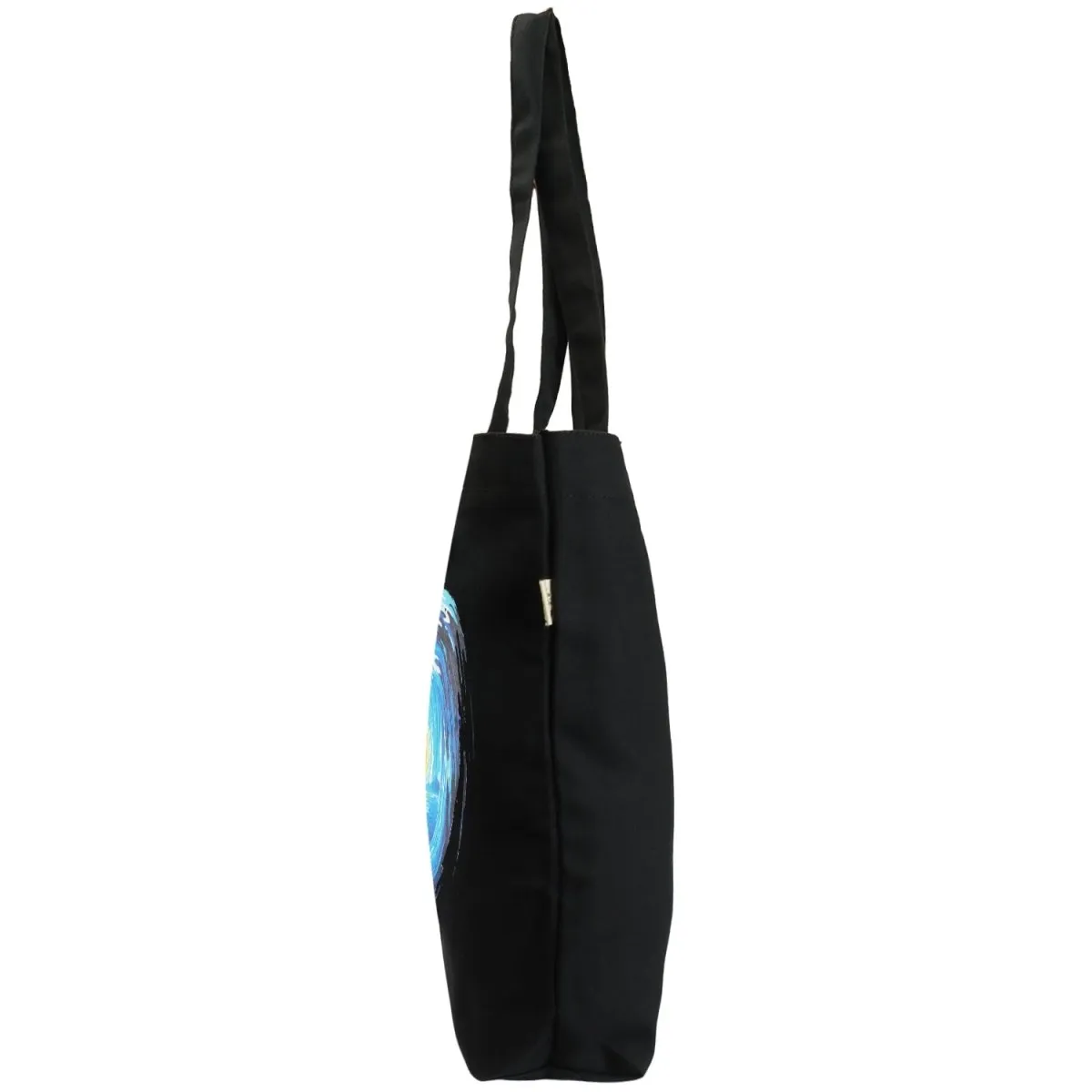 Premium Cotton Canvas Tote Bag- Boat Black