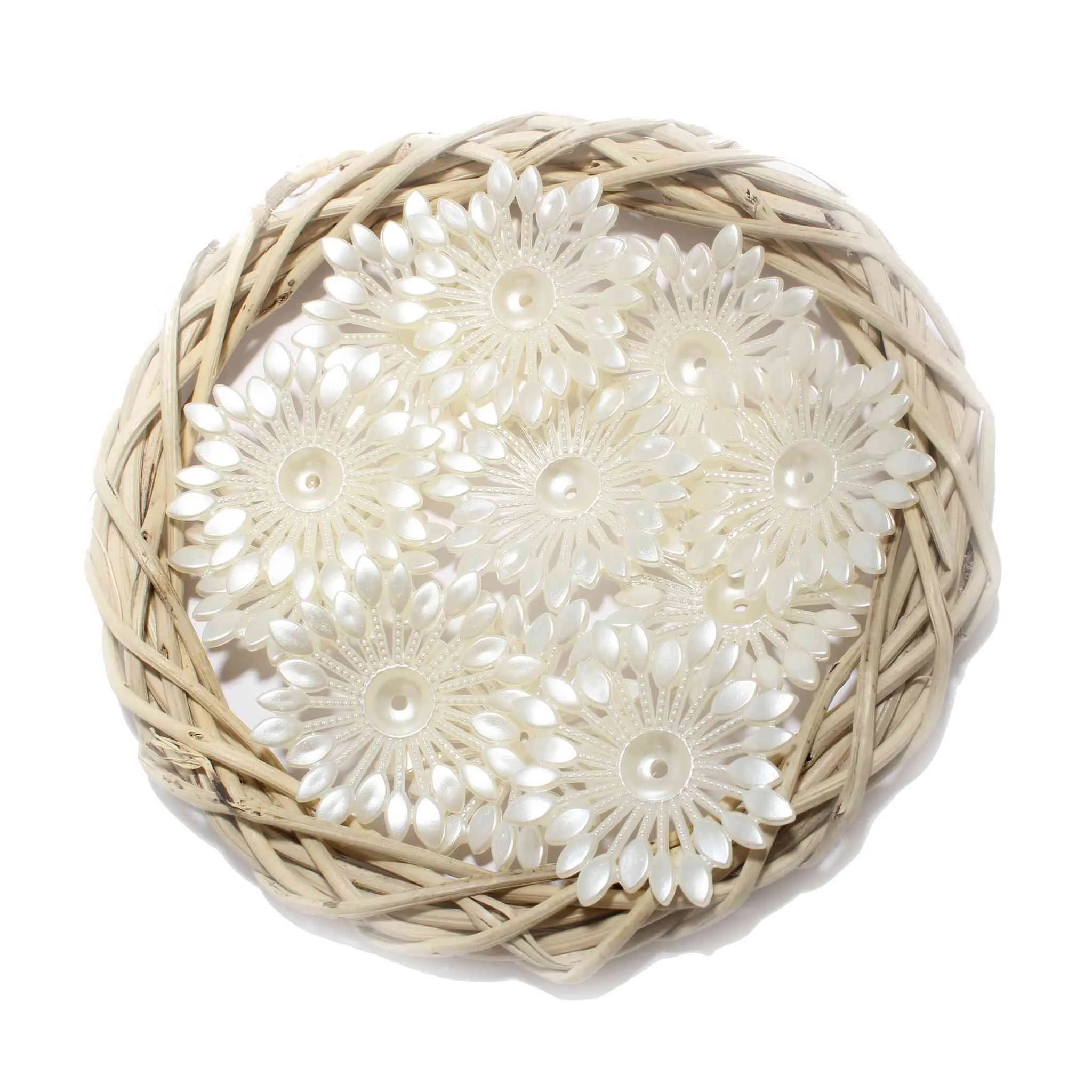 Premium quality Big Floral Shaped Pendle for DIY Craft, Trousseau Packing or Decoration - 11534