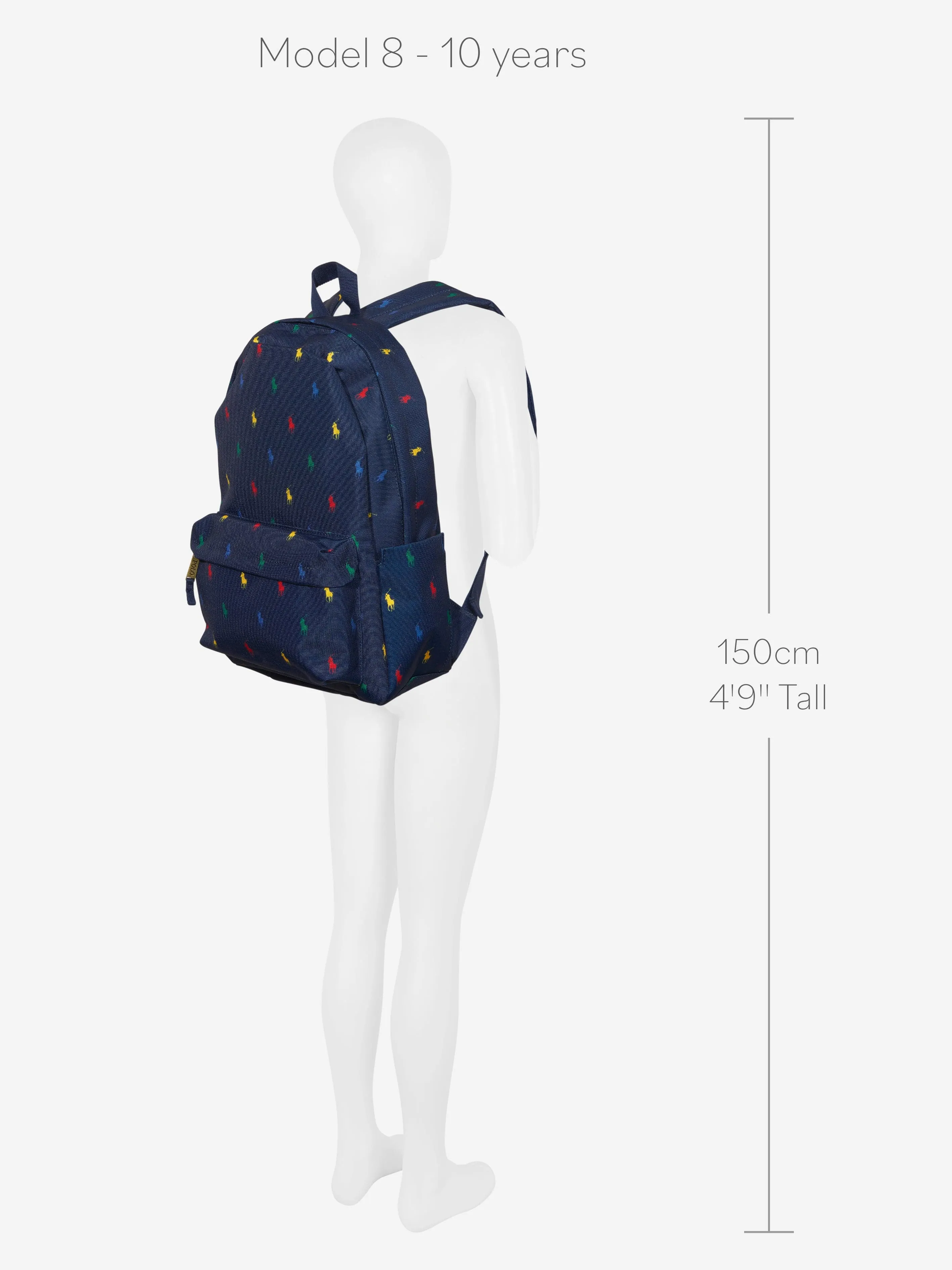 Ralph Lauren Kids Polo Pony Backpack (H:28cm)