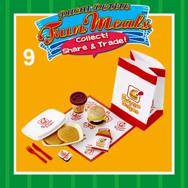 Rare 2006 Re-Ment Fun Meals Full Set of 10 pcs <Free Shipping>