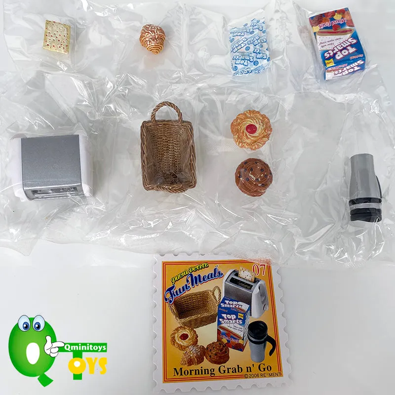 Rare 2006 Re-Ment Fun Meals Full Set of 10 pcs <Free Shipping>