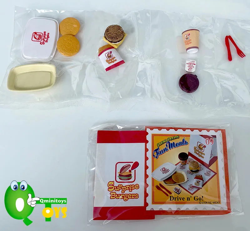 Rare 2006 Re-Ment Fun Meals Full Set of 10 pcs <Free Shipping>