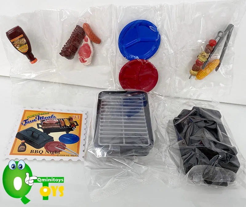 Rare 2006 Re-Ment Fun Meals Full Set of 10 pcs <Free Shipping>