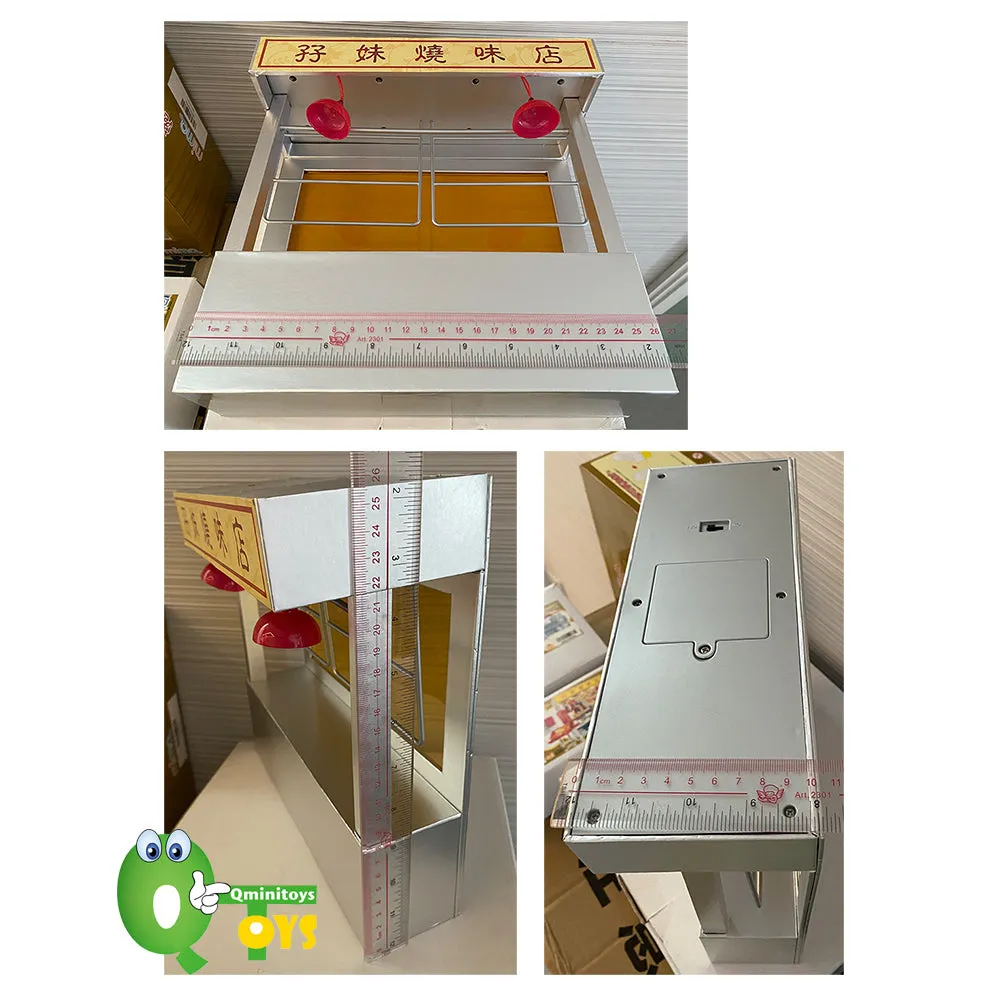 Rare 2007 Mimo Roast Meat Siu Mei Barbecued Meats Shop Full Set : Food Stall, 2 Scenes and Food Set 10pcs