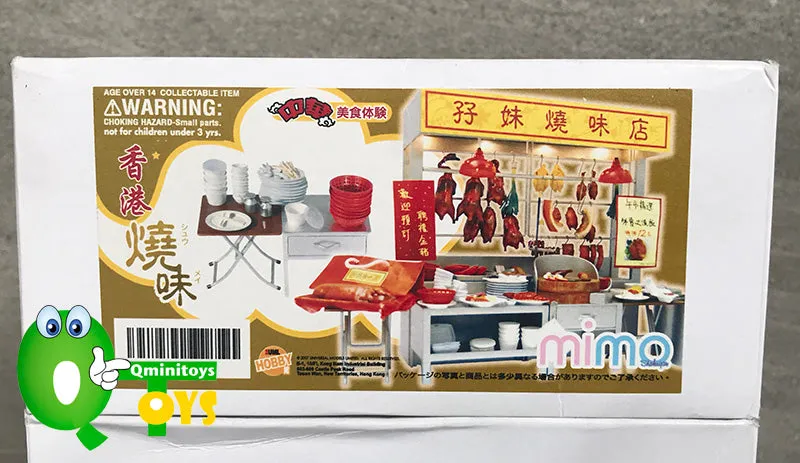 Rare 2007 Mimo Roast Meat Siu Mei Barbecued Meats Shop Full Set : Food Stall, 2 Scenes and Food Set 10pcs