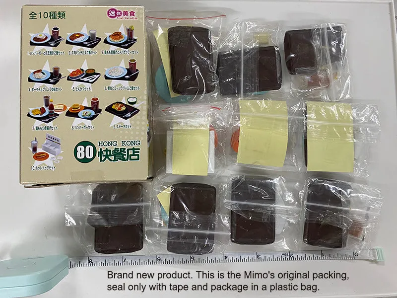 Rare 2011 Mimo 80's Hong Kong Fast Food Shop Full Set of 10 pcs <Free Shipping>