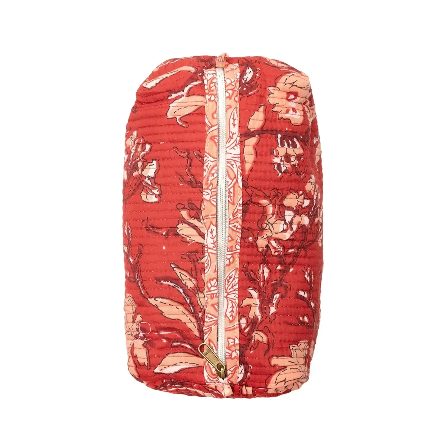 Red Rubra Cotton Wash Bag