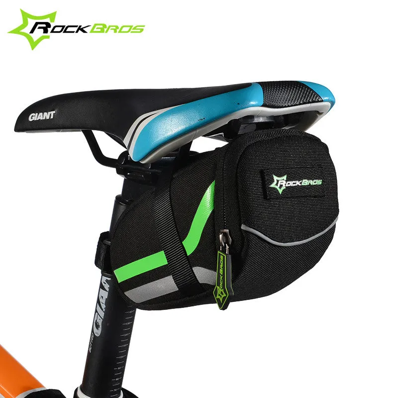 ROCKBROS Bicycle Bag Mountain Road Bike Saddle Bags Anti-scratch Cycling Riding Seat Post Rear Panniers Bicycle Accessories MTB