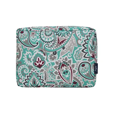 !SALE! Swirls In Aqua NGIL Large Cosmetic Travel Pouch