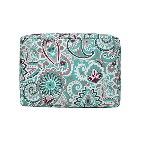 !SALE! Swirls In Aqua NGIL Large Cosmetic Travel Pouch