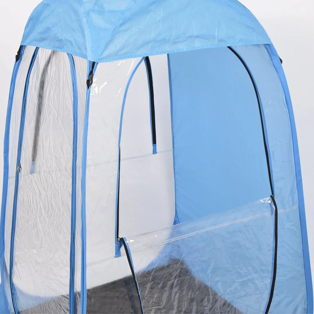 Set of 2 Mountview Pop Up Tent Camping Weather Tents Outdoor Portable Shelter Shade - Blue