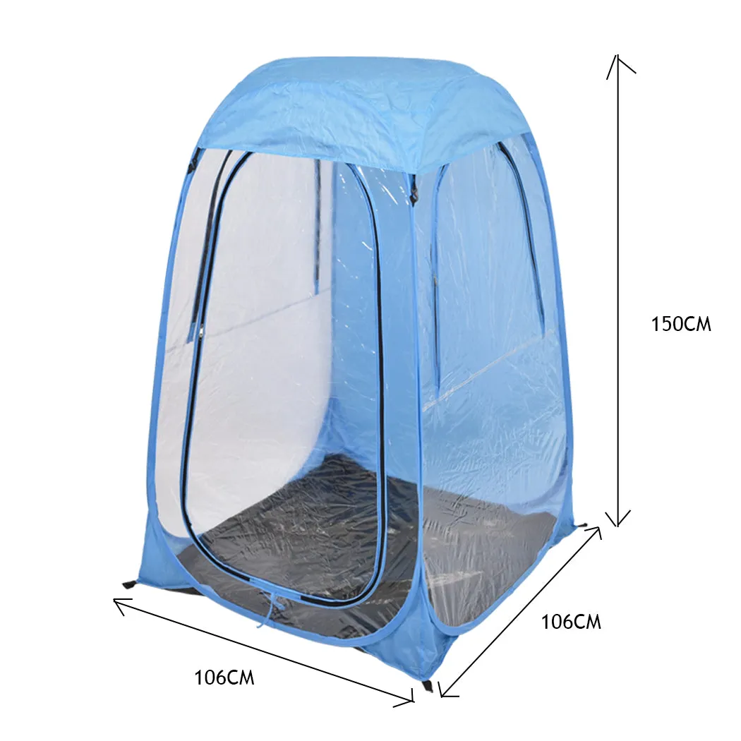 Set of 2 Mountview Pop Up Tent Camping Weather Tents Outdoor Portable Shelter Shade - Blue