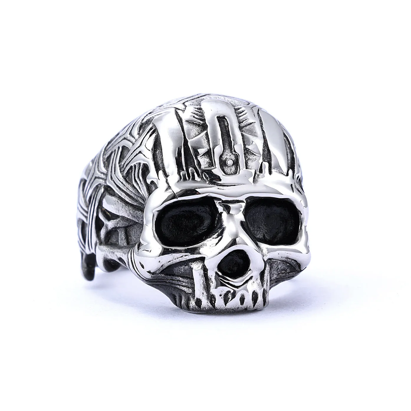 Skull Shaped Men's Titanium Steel Ring