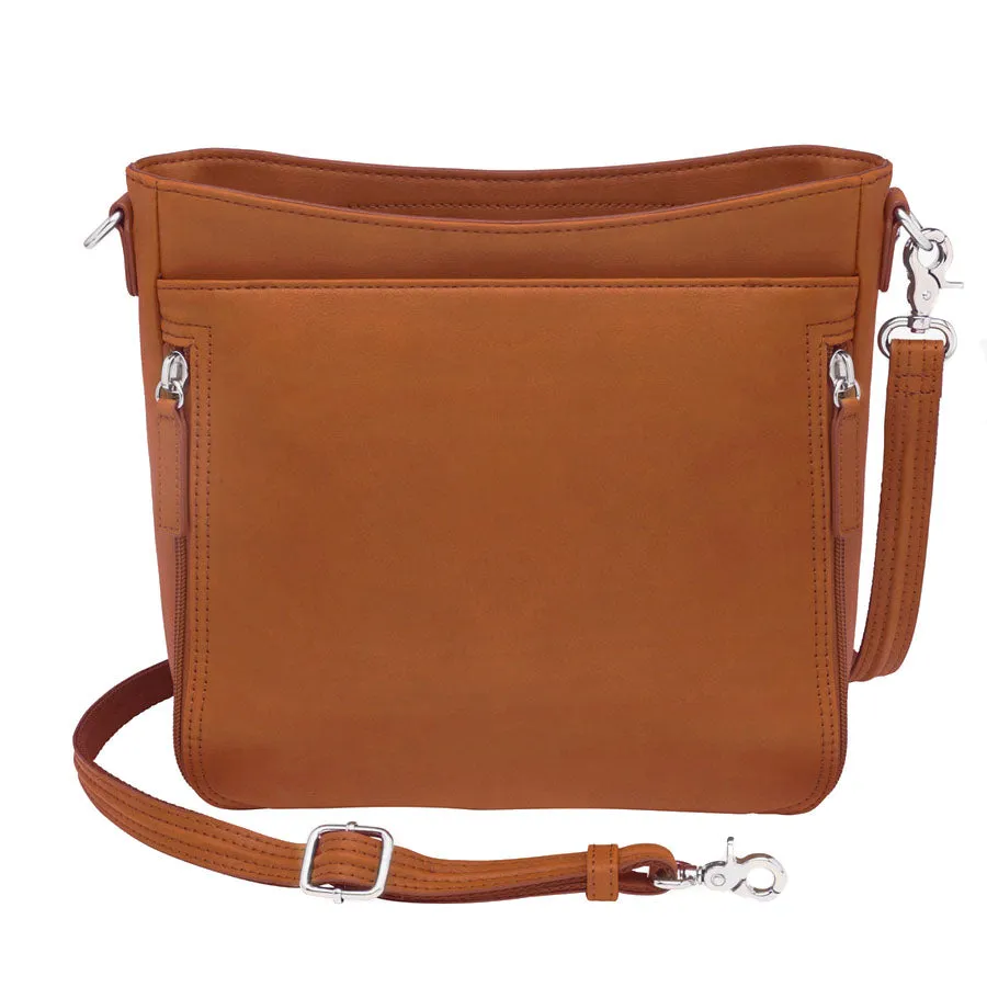 Slim Crossbody, USA Top Grain Smooth Cowhide