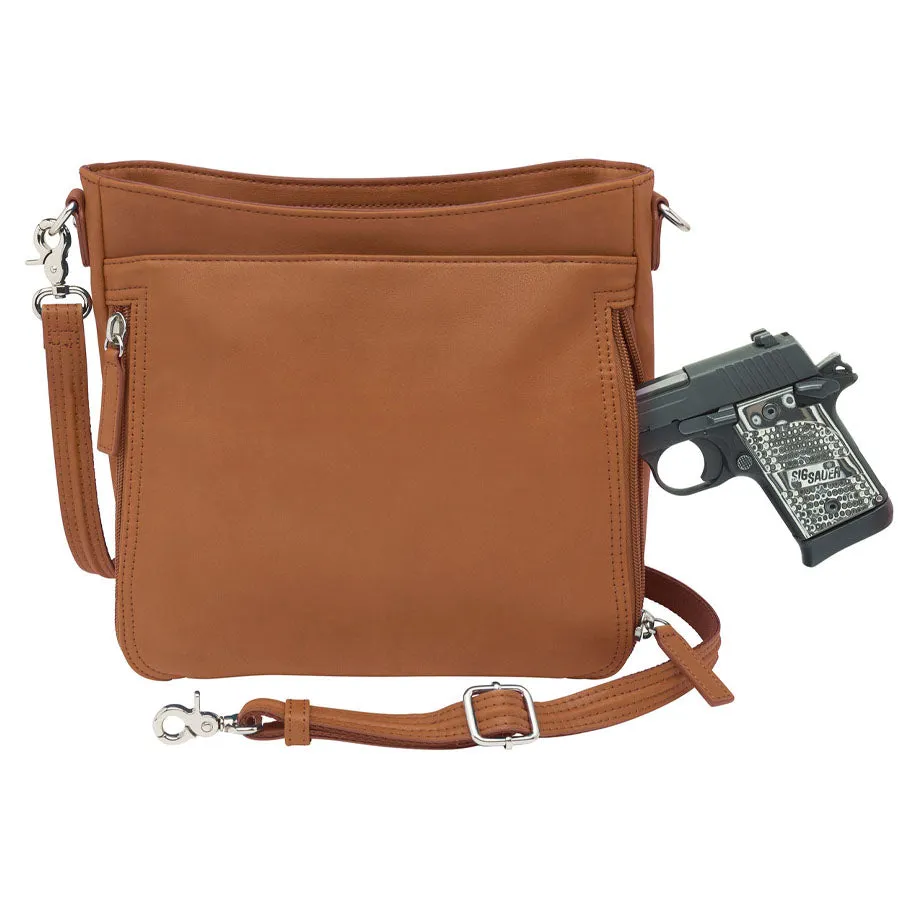 Slim Crossbody, USA Top Grain Smooth Cowhide