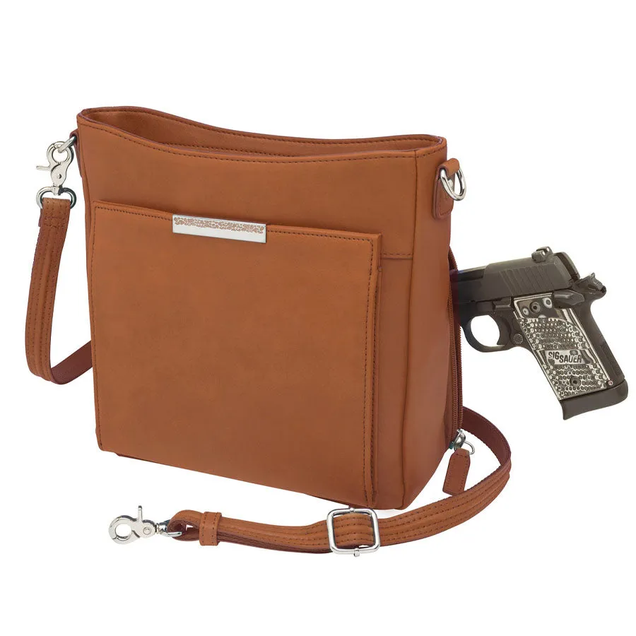 Slim Crossbody, USA Top Grain Smooth Cowhide