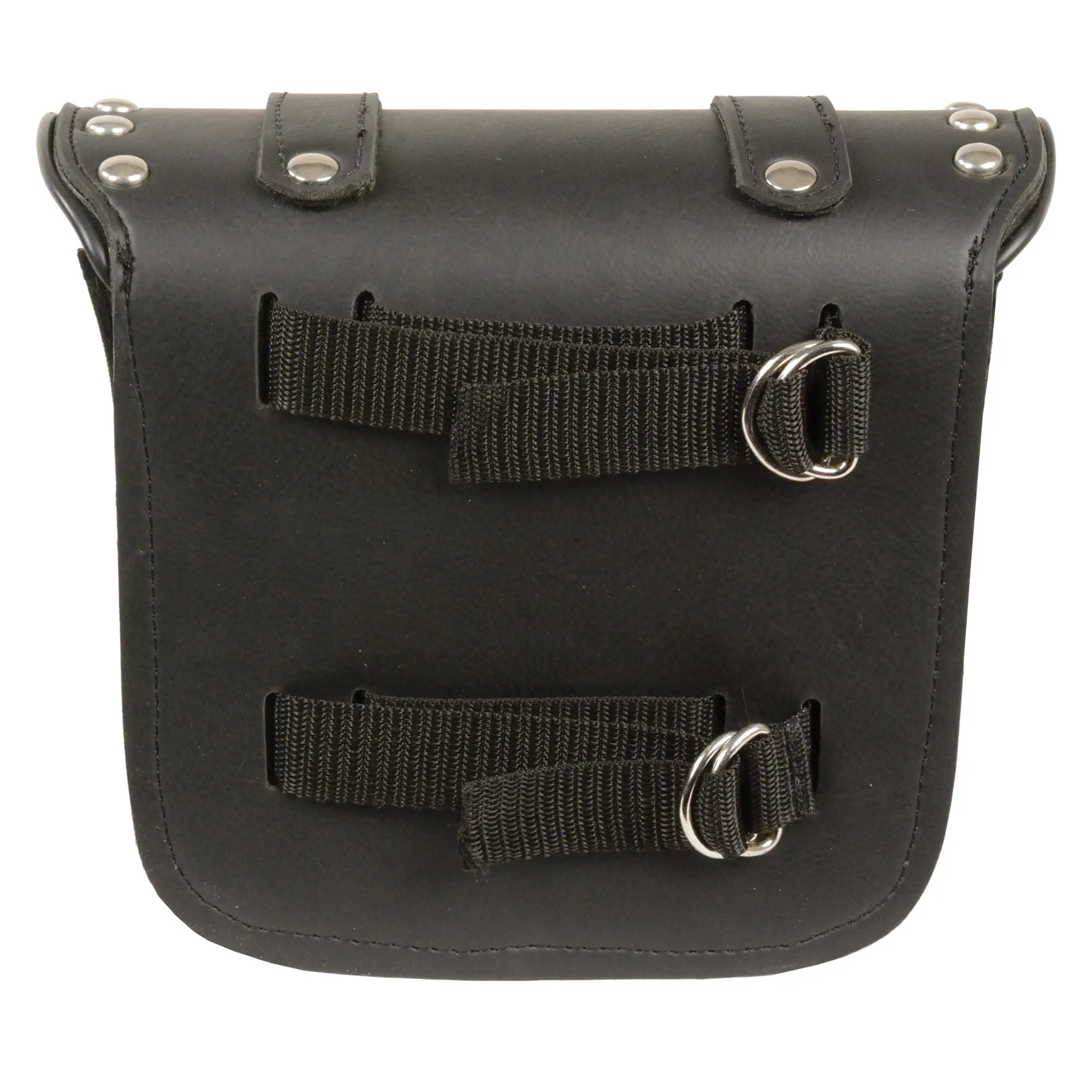 Small PVC Studded Sissy Bar Bag w/ Quick Release (8X8X4.5)