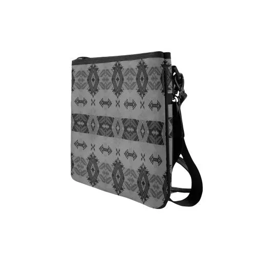 Sovereign Nation Gray Slim Clutch Bag