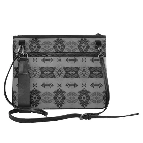 Sovereign Nation Gray Slim Clutch Bag