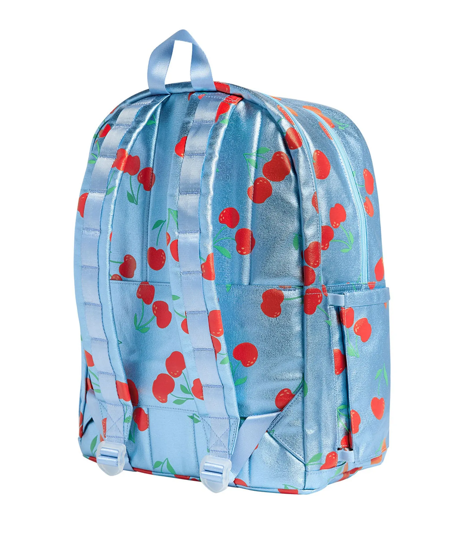 State Bags Kane Kids Large Backpack Blue Cherries