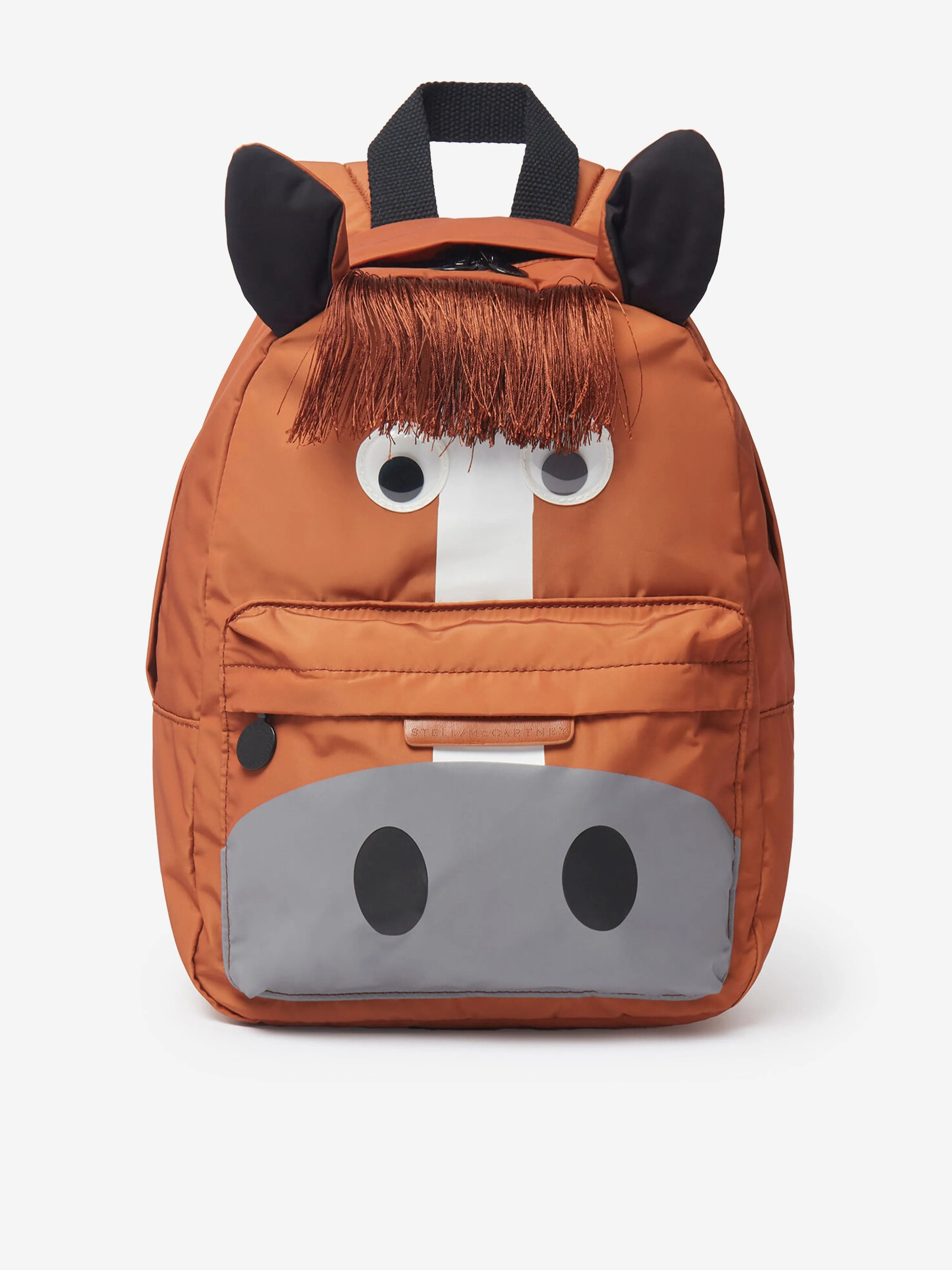 Stella McCartney Kids Horse Backpack in Brown (32cm)