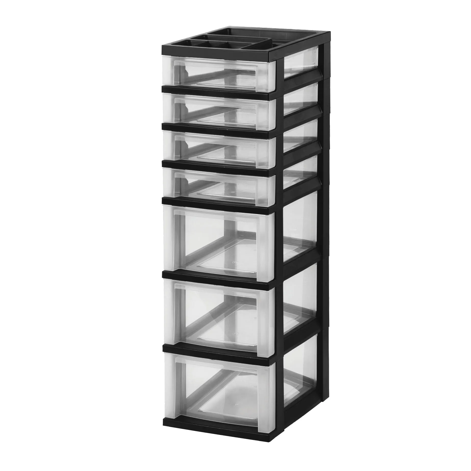 Storage Drawer Cart with Organizer Top - 7 Drawer