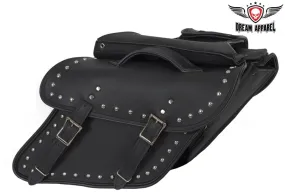 Studded Leather Dyna Saddlebag