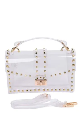 TEEK - Studded Clear Swing Bag