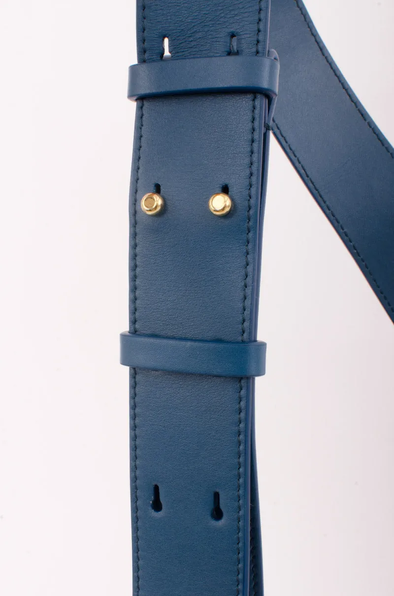 TESS SMALL BLUE CROSSBODY BAG