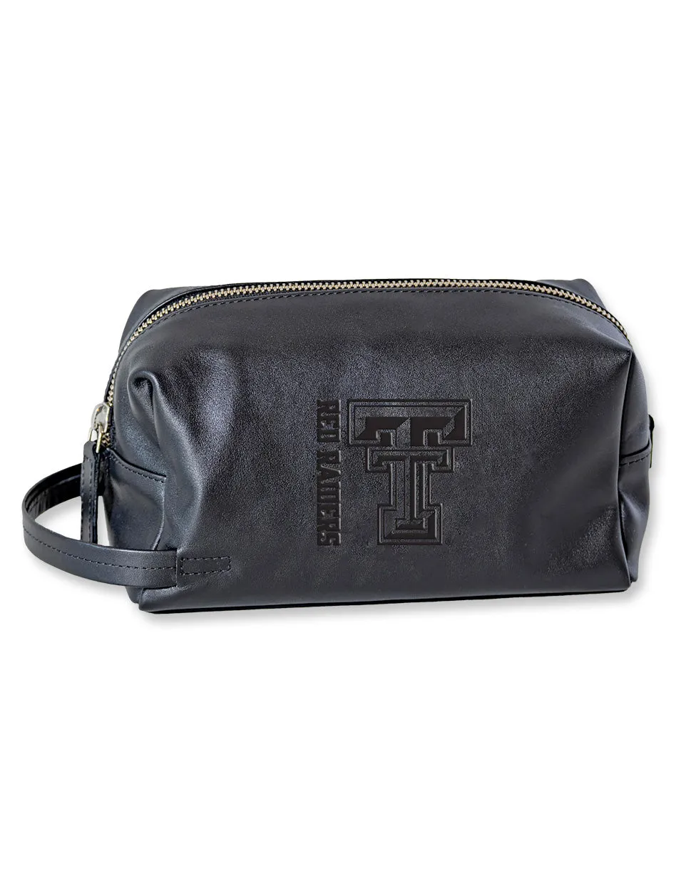 Texas Tech Double T Embossed Toiletry Kit