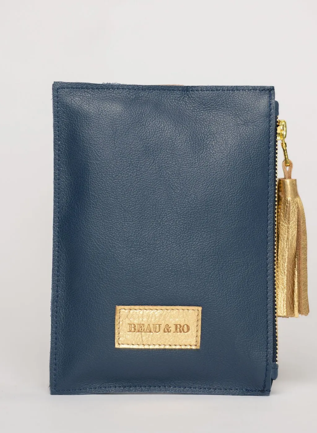 The Metal Ring Wristlet | Navy