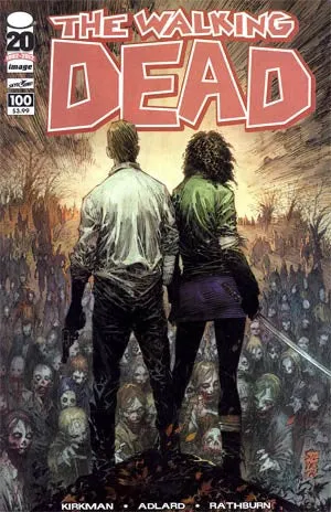 The Walking Dead # 100  1st  PTG    NM /  DEATH OF GLENN ! 1st NEGAN  Something To Fear AMC