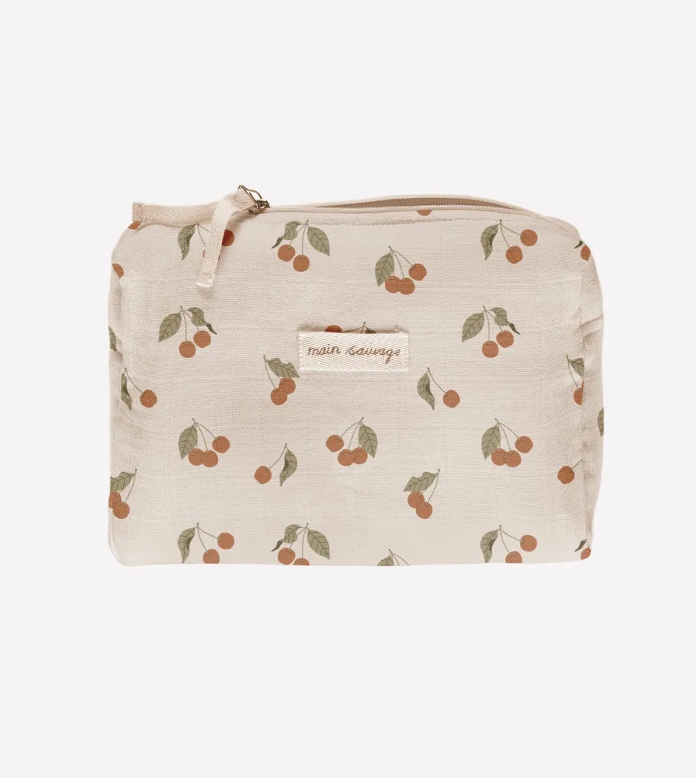 TOILETRY BAG CHERRY