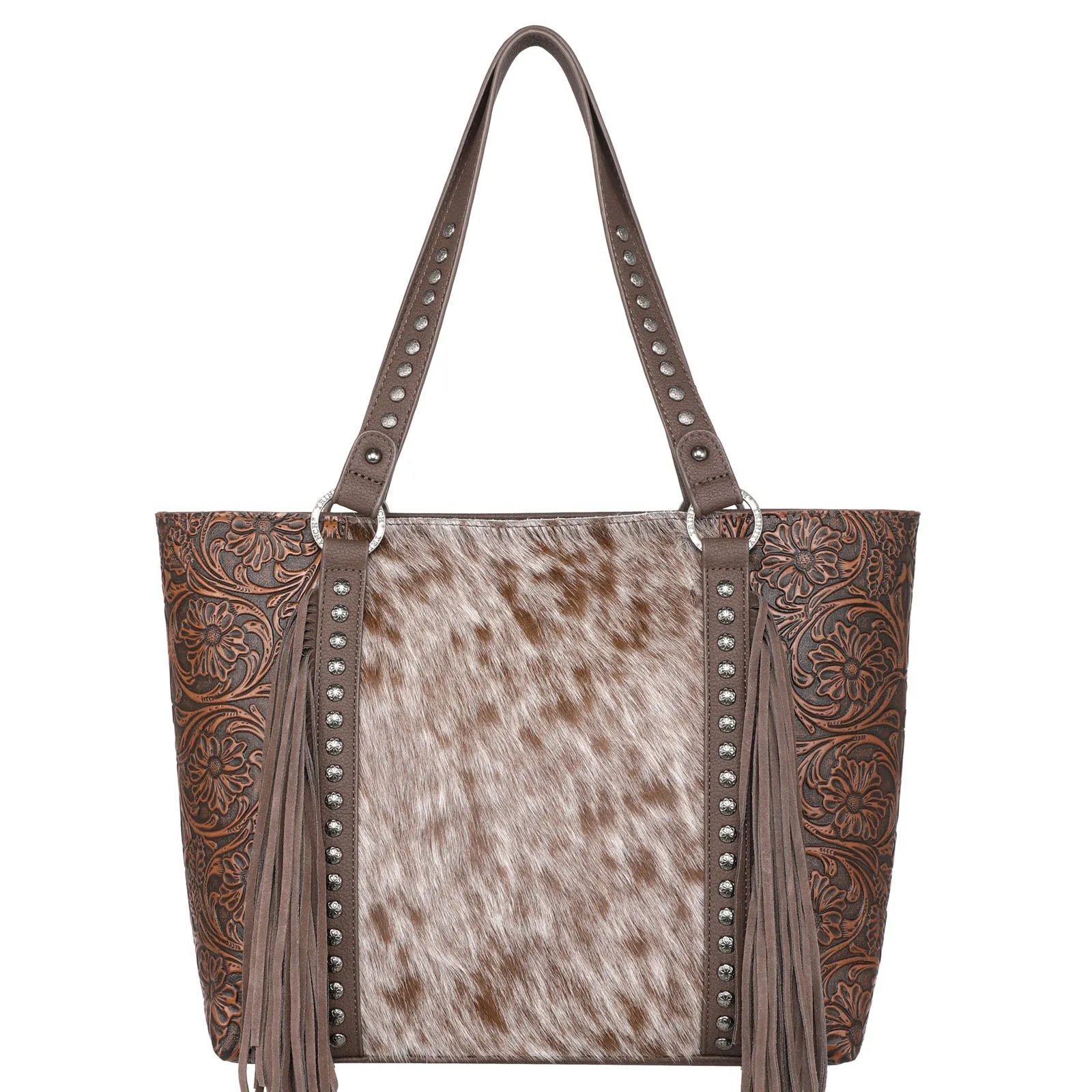 TR153G-8317 Trinity Ranch Floral Tooled Collection Concealed Carry Tote