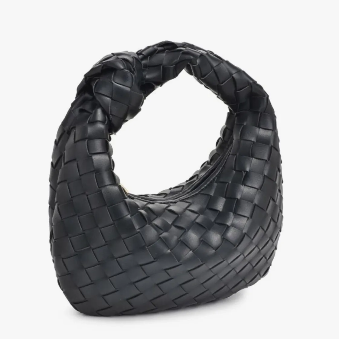 Tracy Woven Knot Strap Clutch