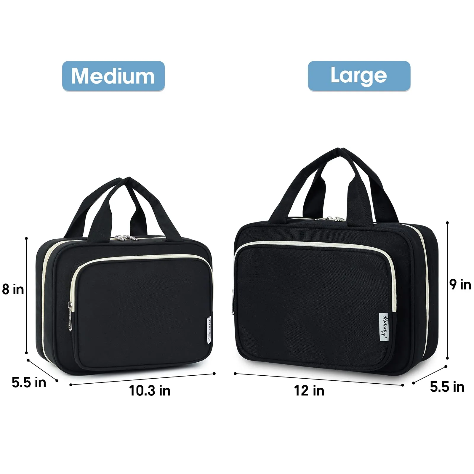 Travel Hanging Toiletry Bag Large/Medium Size