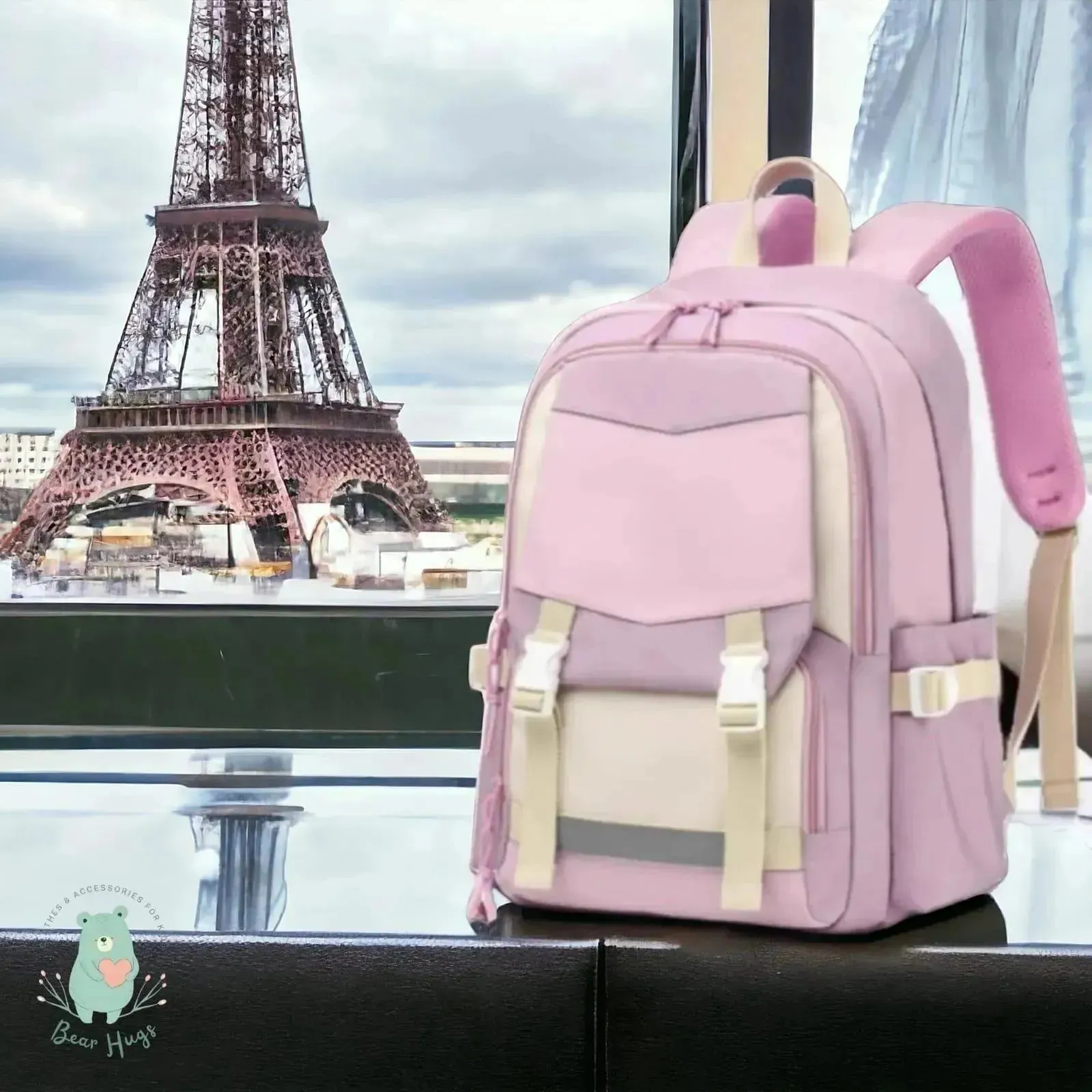 Trendy Pastel Hues Student Backpack