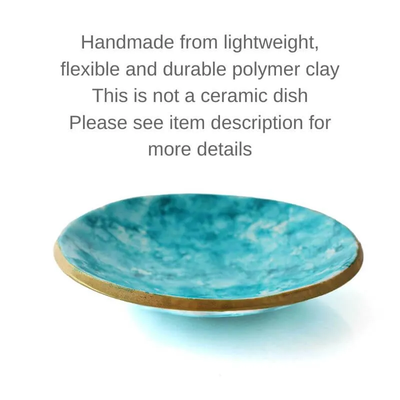 Turquoise Blue Trinket Dish for Jewellery