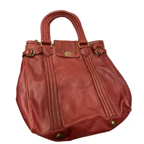 Vintage Deadstock Marc by Marc Jacobs Designer Leather Tote Bag in Burgundy