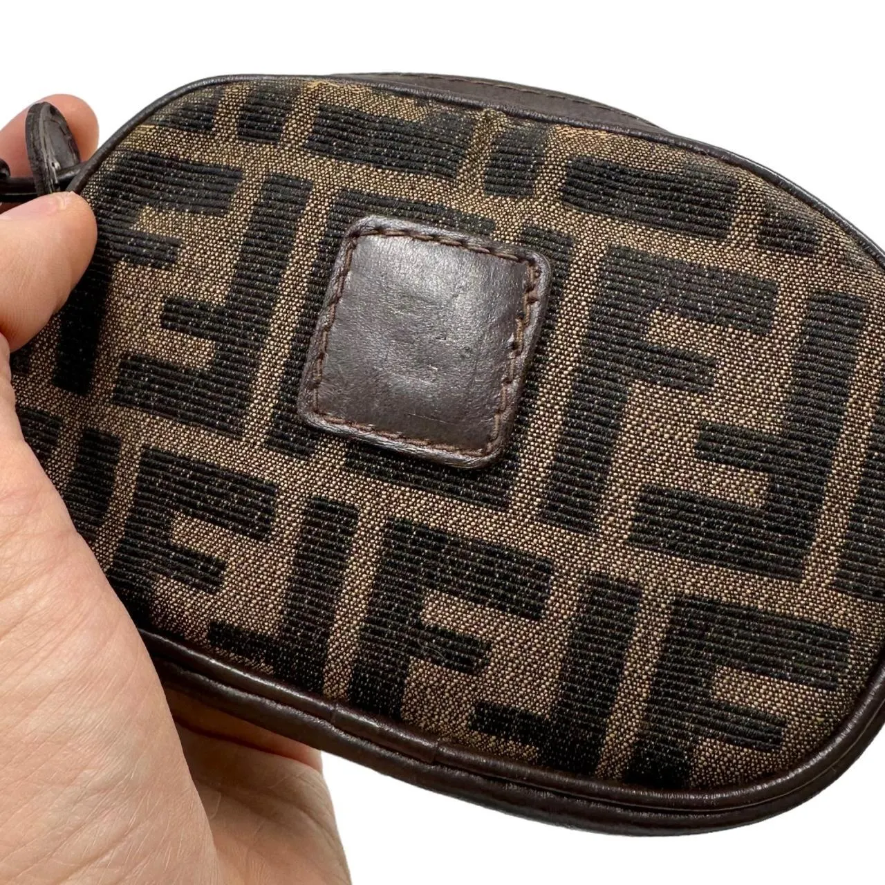 Vintage Fendi Monogram Mini Hand Bag