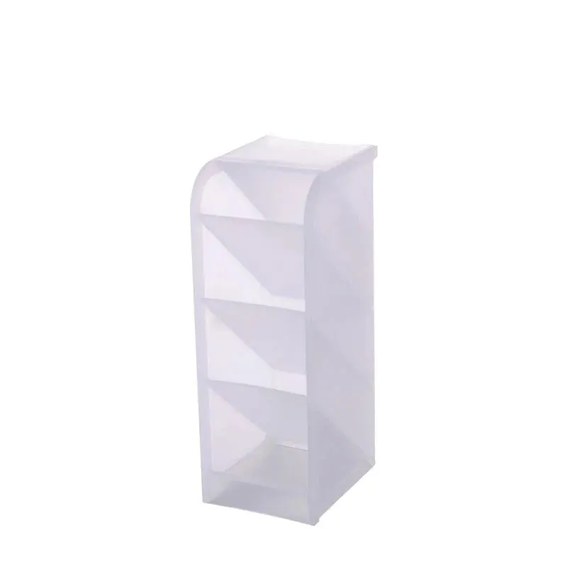 White Vertical Desktop Storage and Pen Organizer