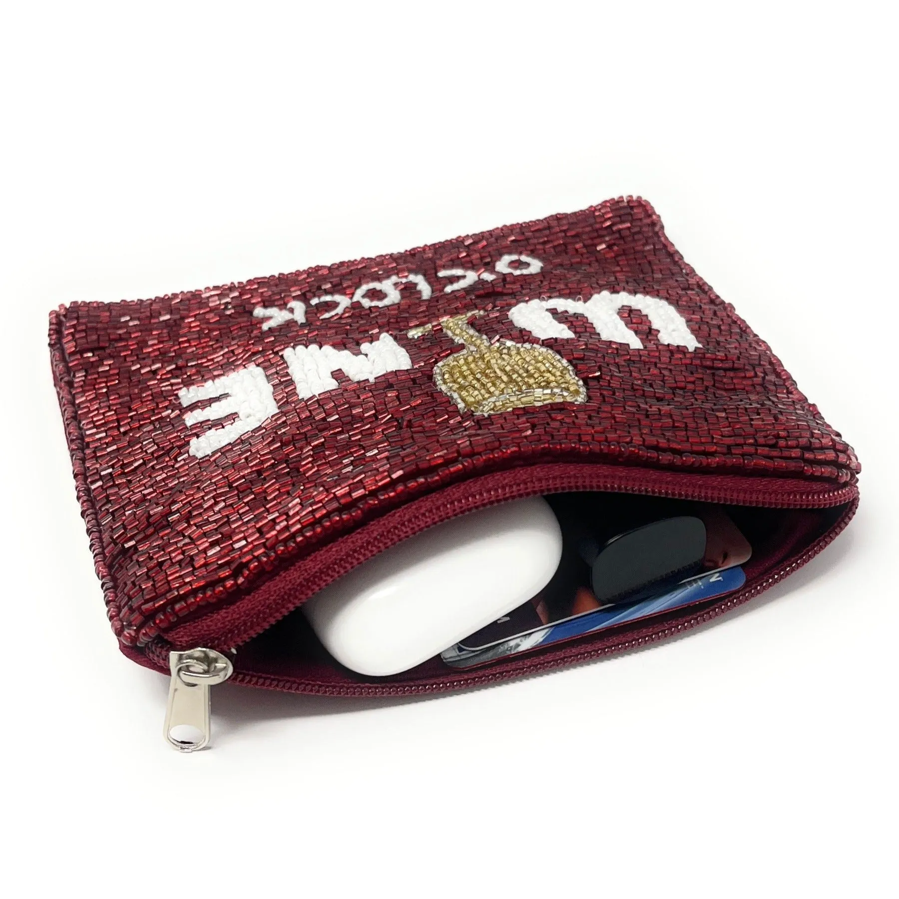 Wine O'clock Coin Purse