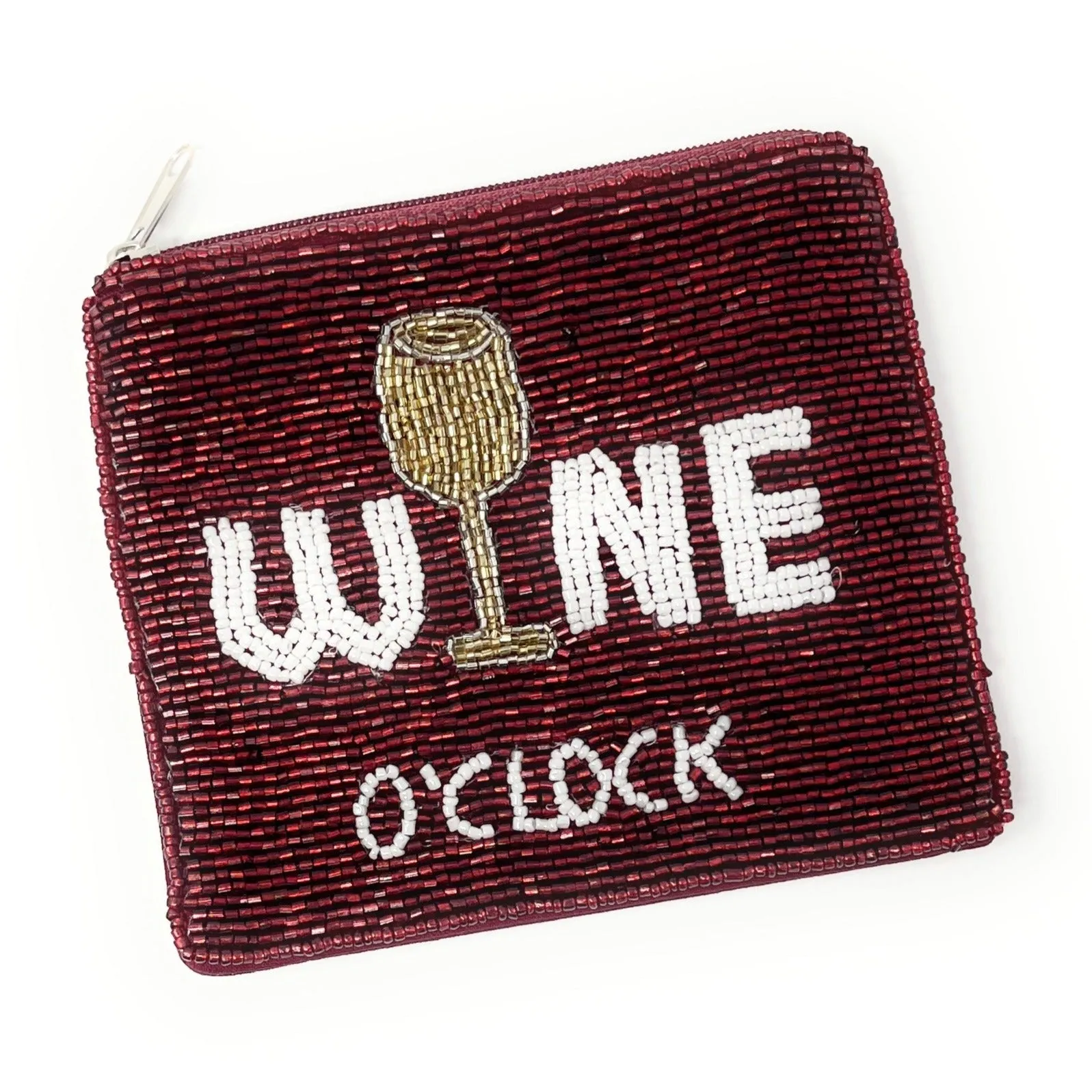 Wine O'clock Coin Purse