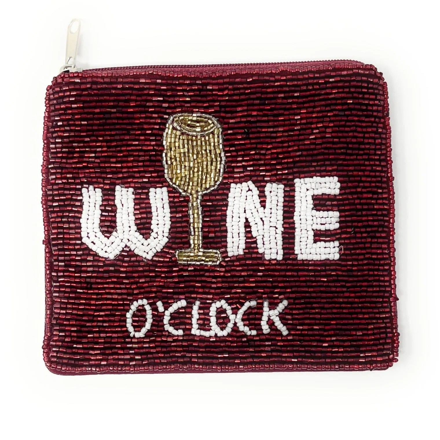 Wine O'clock Coin Purse